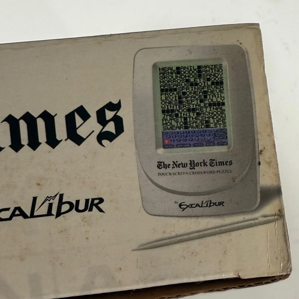 Excalibur and The New York Times Touch-Screen Crossword Puzzle Touch Screen